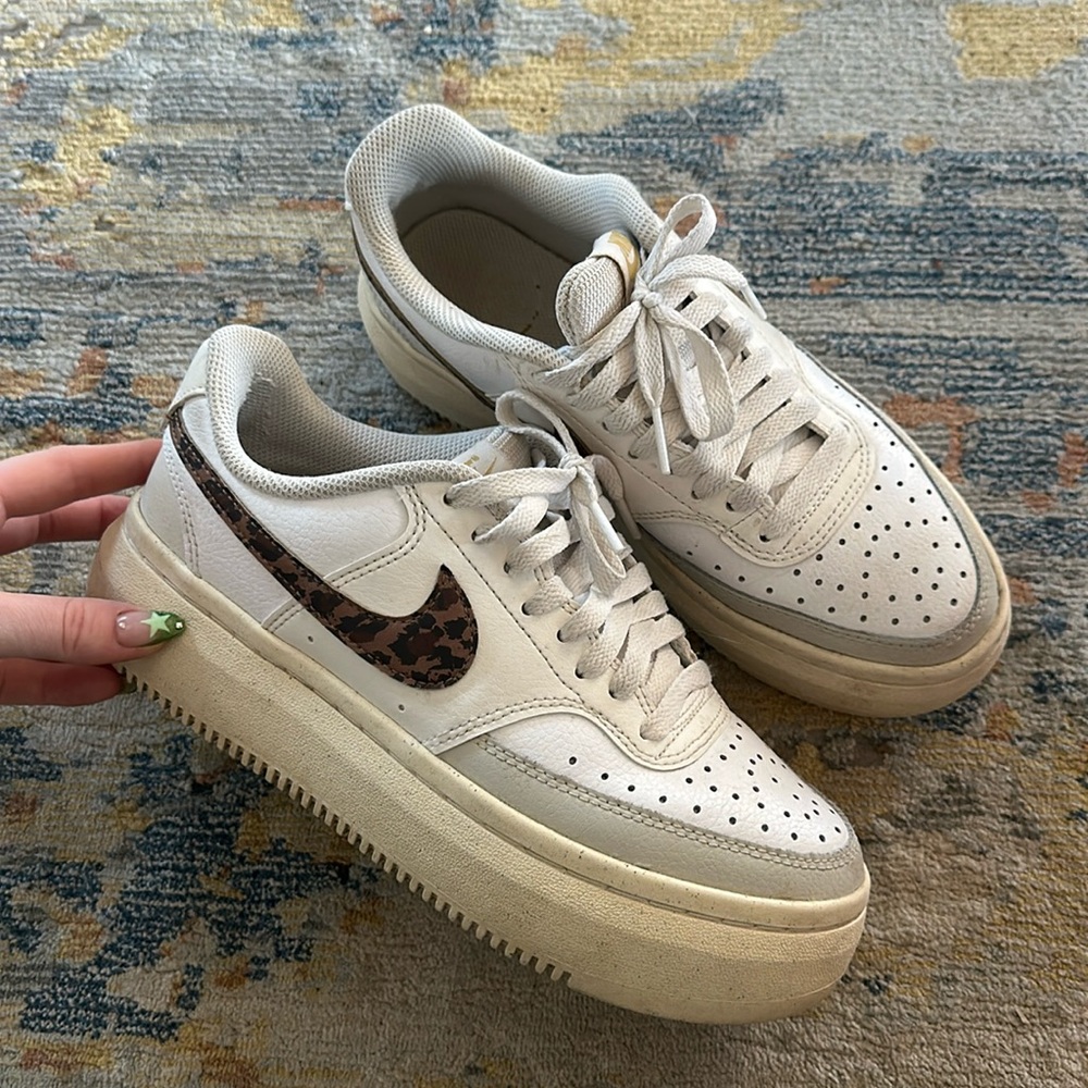 Nike Court Vision Alta Women 7.5 Cheetah